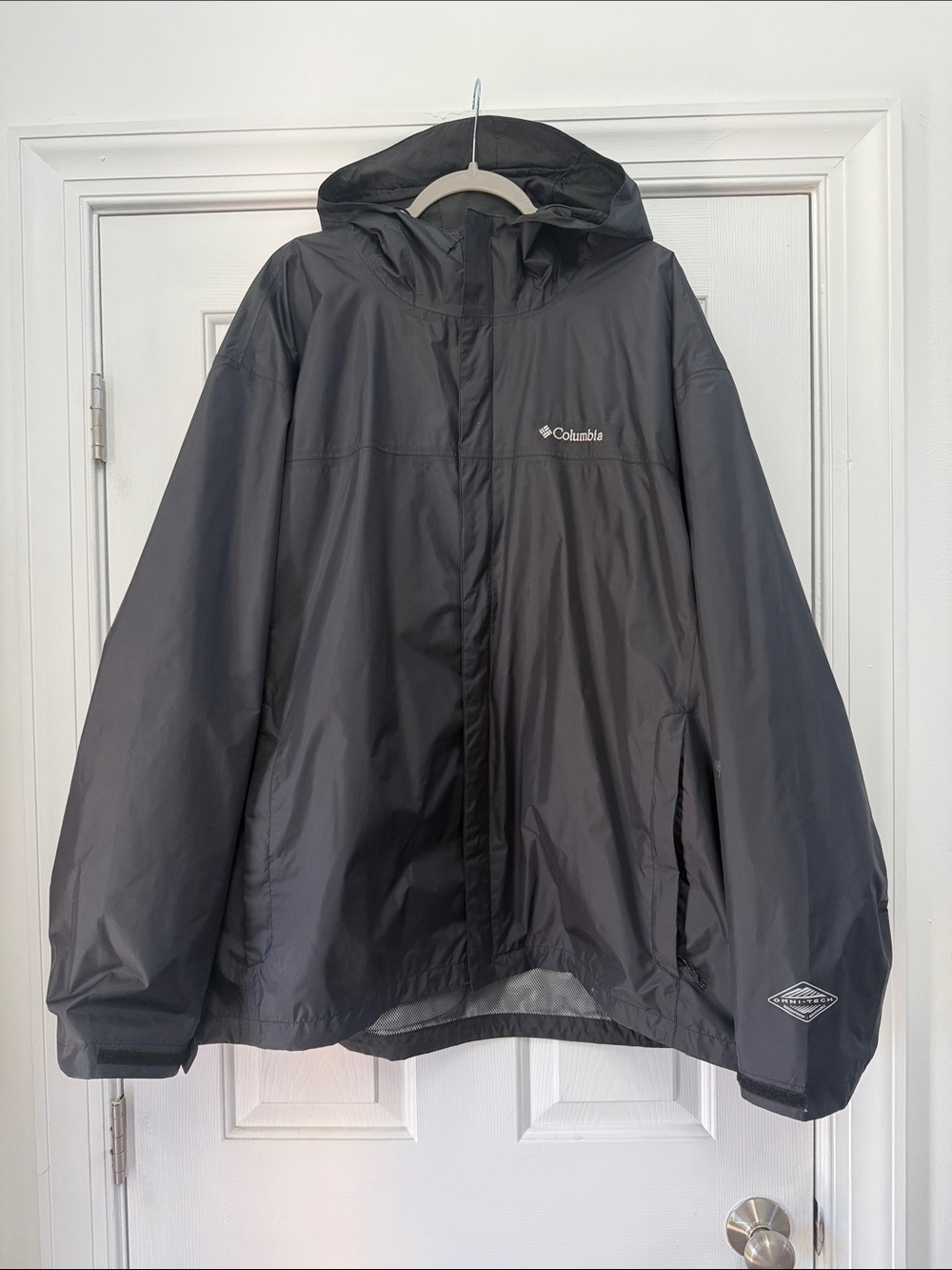 Columbia Men's Black Hooded Shell Jacket